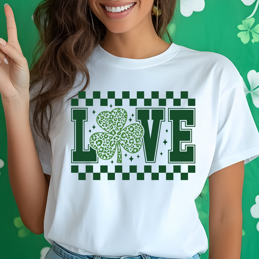 St. Patrick’s Day Retro Love T-Shirt