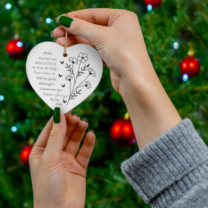 MOM Heart Ornament