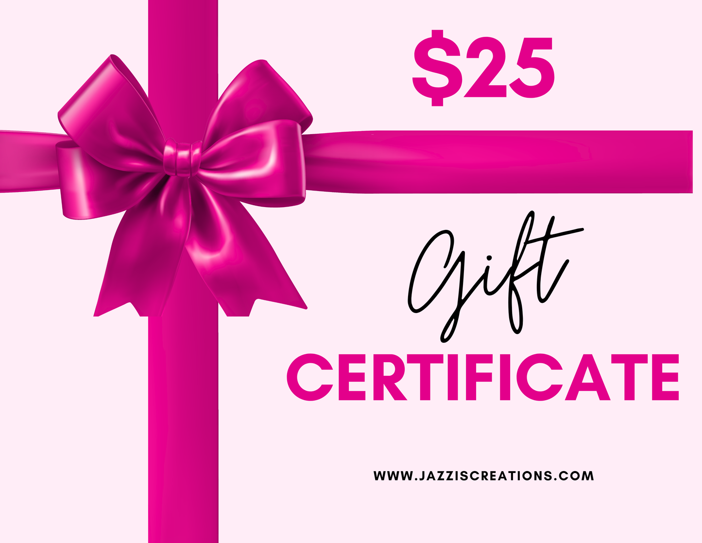 Jazzis Creations Gift Certificate