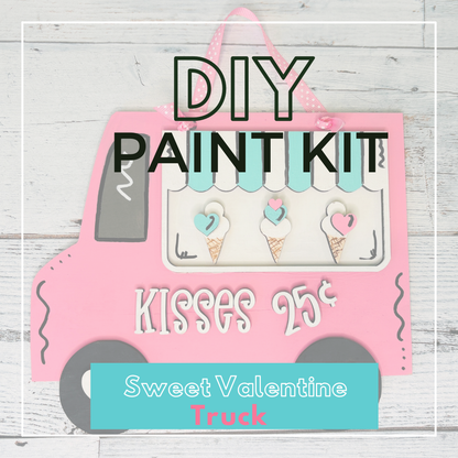 Valentine Ice Cream Truck DIY Craft Kit