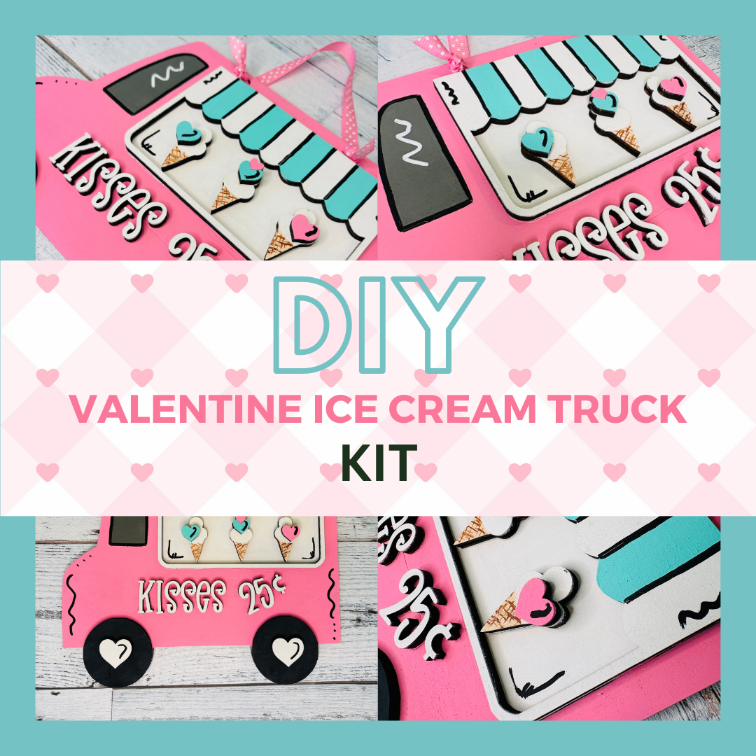 Valentine Ice Cream Truck DIY Craft Kit