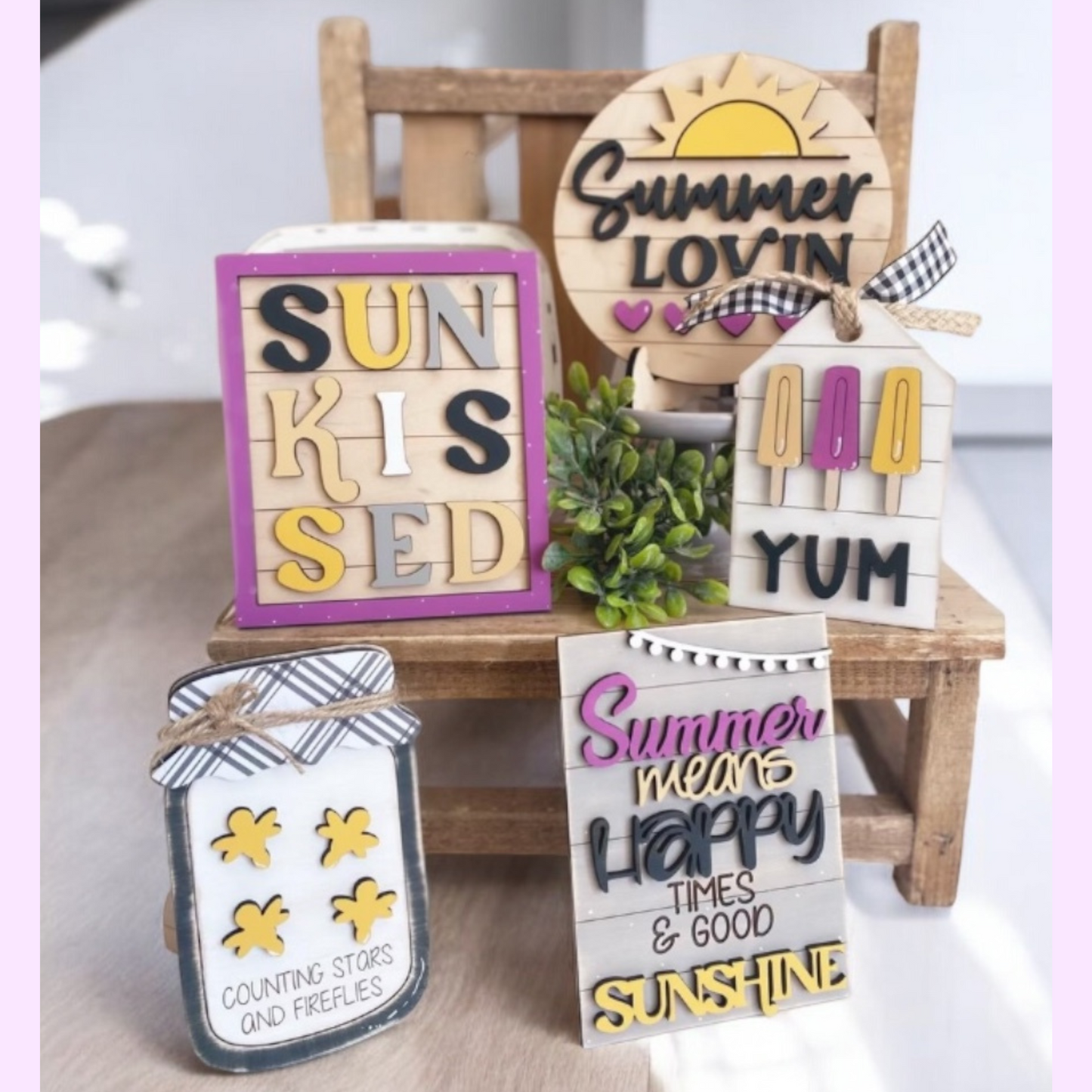 Summer Lovin' DIY Tiered Tray Kit