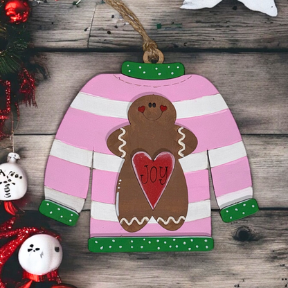 Pop Out Build Your Own Sweater Pallet Ornament Kit