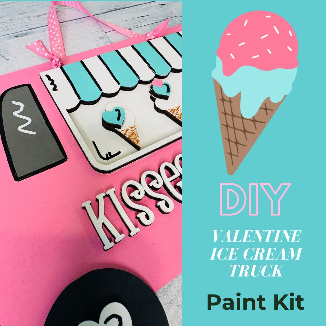 Valentine Ice Cream Truck DIY Craft Kit