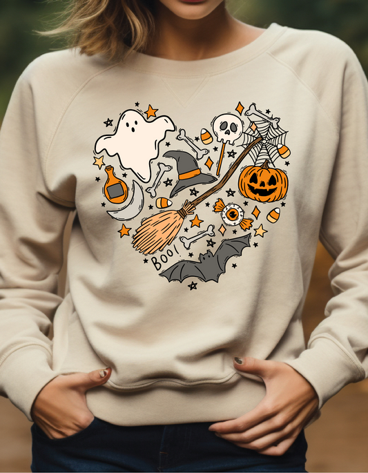 Halloween Cute Spooky Heart