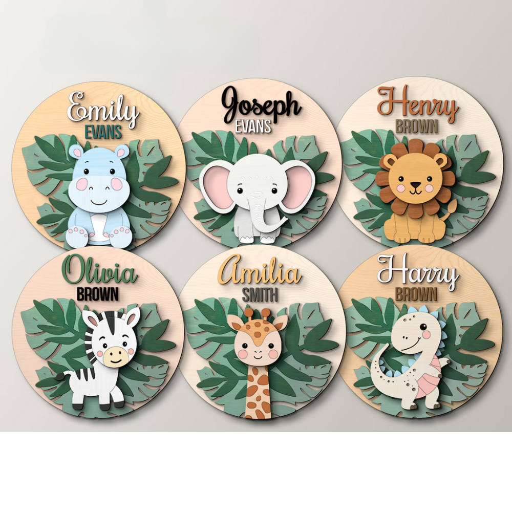 Jungle Nursery Sign