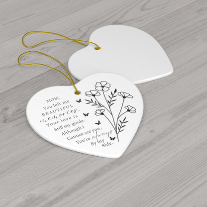 MOM Heart Ornament