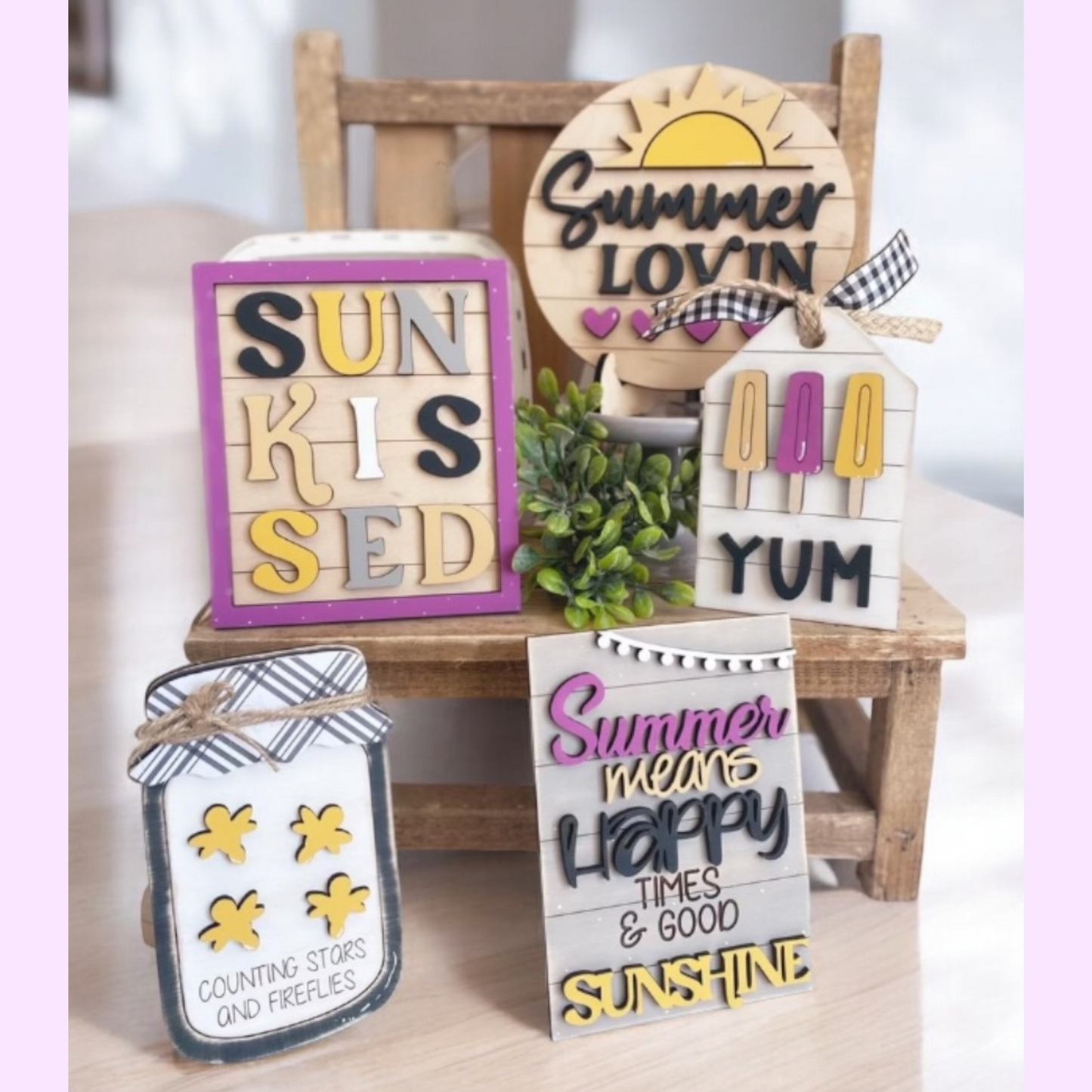 Summer Lovin' DIY Tiered Tray Kit