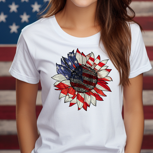 America Sunflower T-Shirt