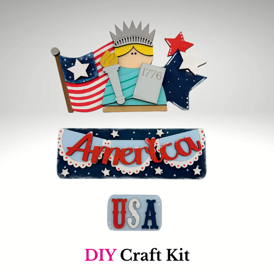 DIY 4th of July Lady Liberty Truck Insert – Patriotic Farmhouse Decor