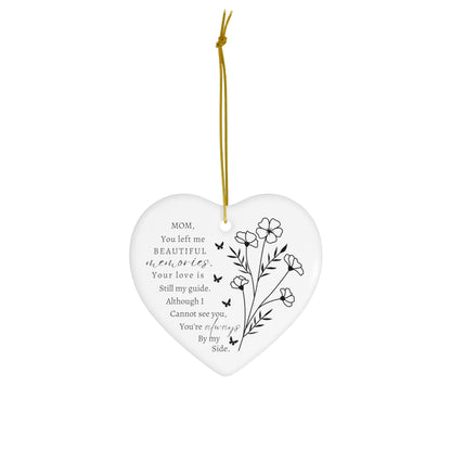 MOM Heart Ornament