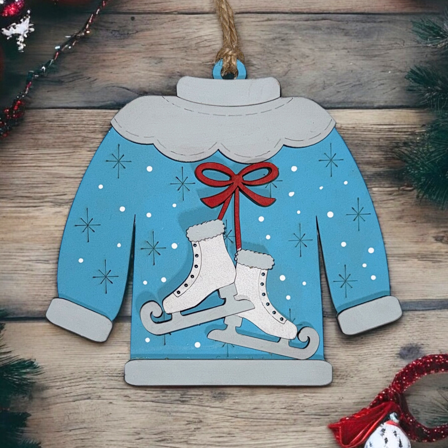 Pop Out Build Your Own Sweater Pallet Ornament Kit