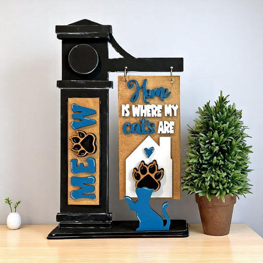 Home Is Where My Cats Are – Interchangeable Arm Post Insert