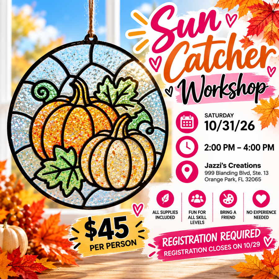 Sun Catcher Pumpkin Workshop | Oct. 31  2-4 PM