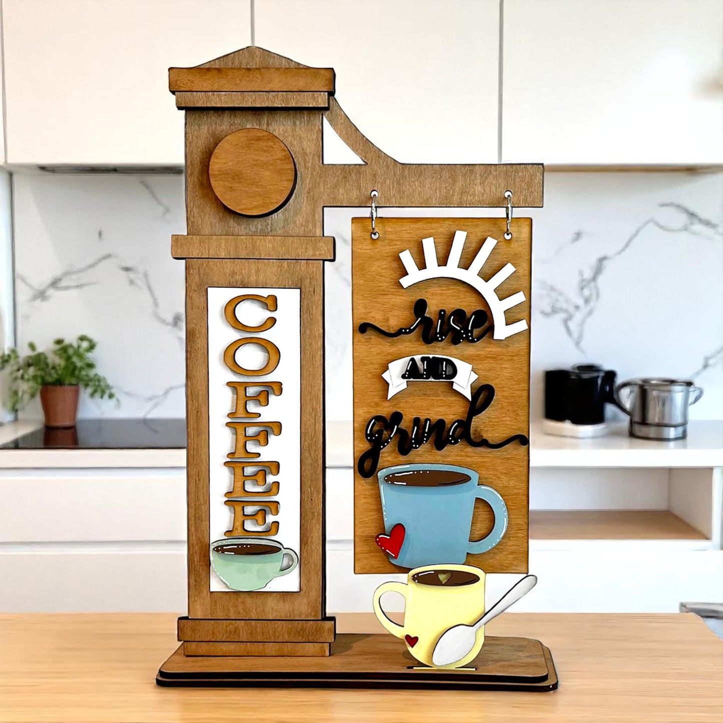 Rise & Grind Coffee – Interchangeable Arm Post Insert