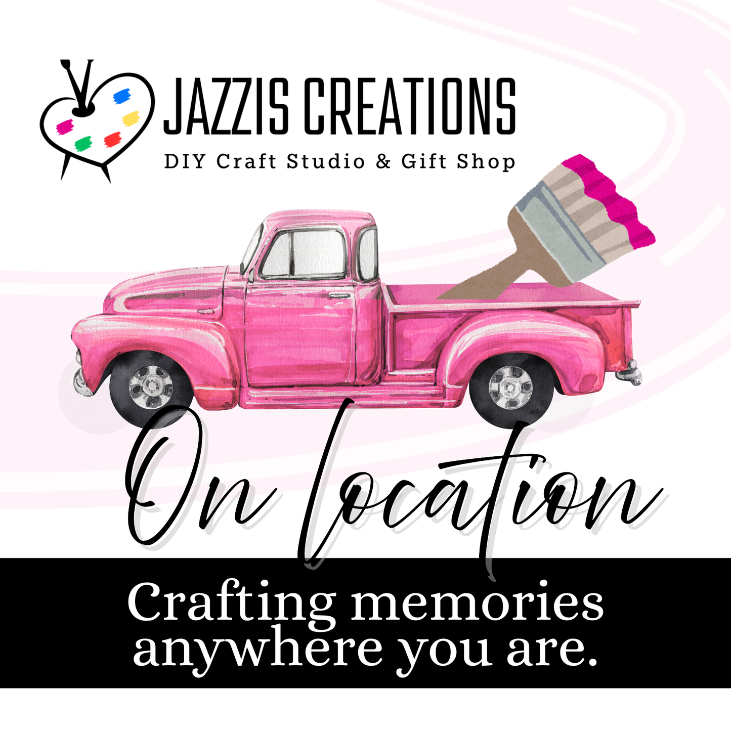 LOCATION PARTY (Mobile Workshop) - Booking Fee