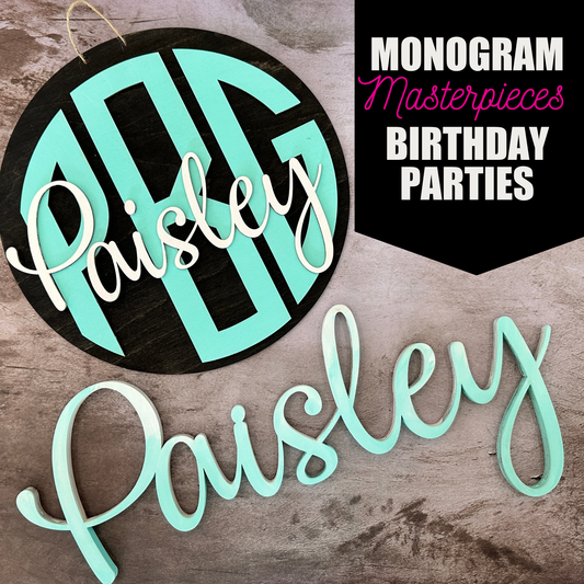 Party Monogram Book a Private Party – Jazzis Creations