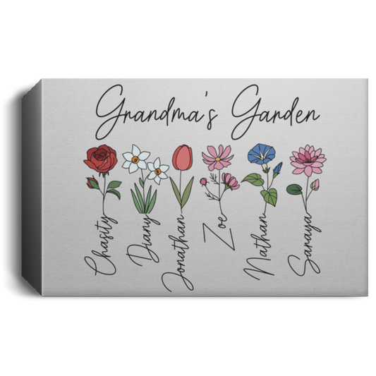 Grandma's Garden Custom Canvas