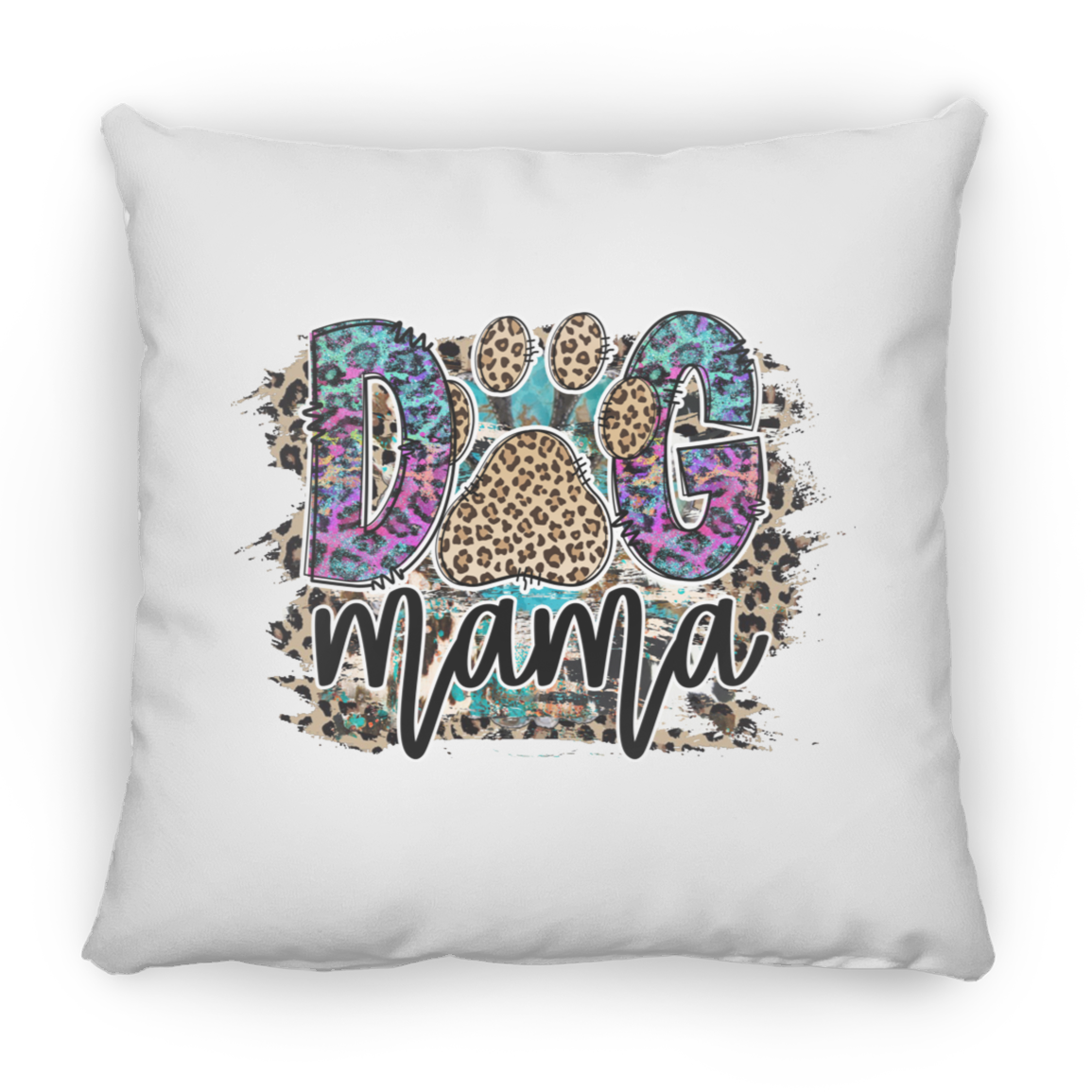 Dog Mama Square Pillow