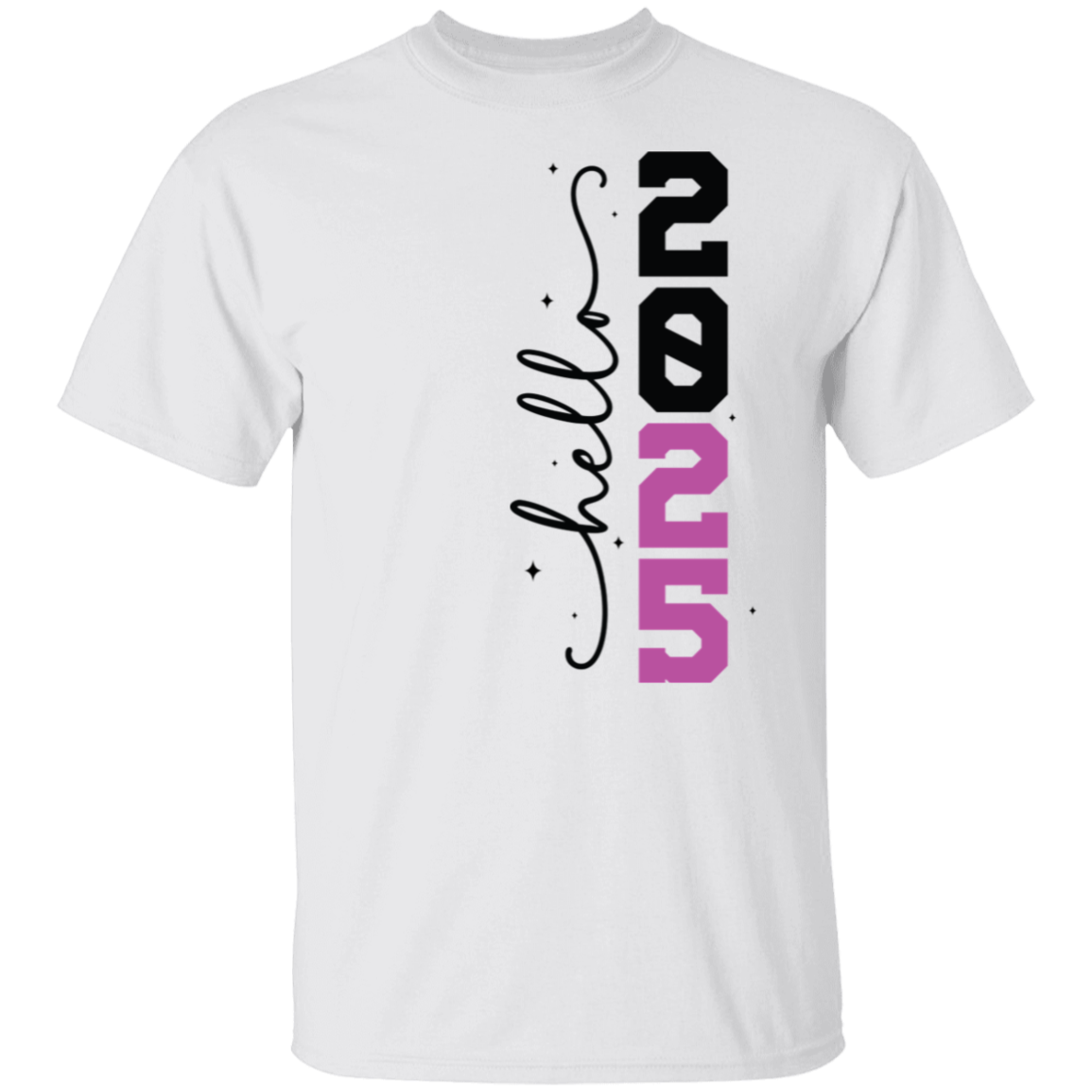 Hello 2025 (Black/Pink) Shirt