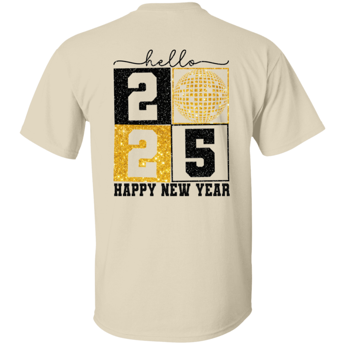 Hello 2025 (Black/Gold) Shirt