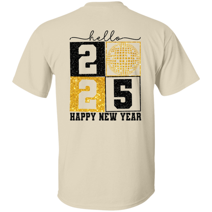 Hello 2025 (Black/Gold) Shirt