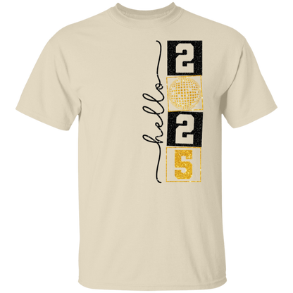 Hello 2025 (Black/Gold) Shirt