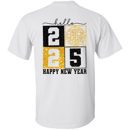 Hello 2025 (Black/Gold) Shirt