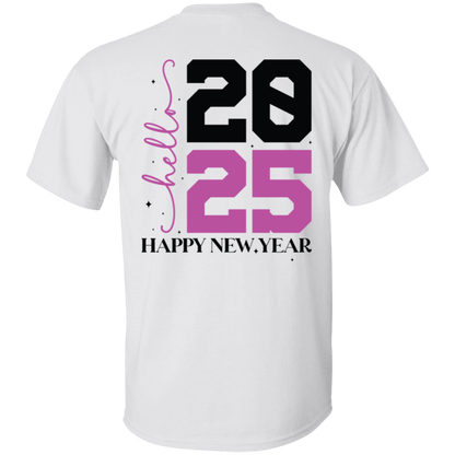 Hello 2025 (Black/Pink) Shirt