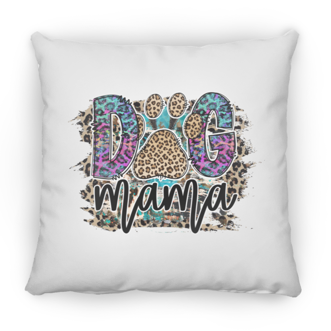 Dog Mama Square Pillow