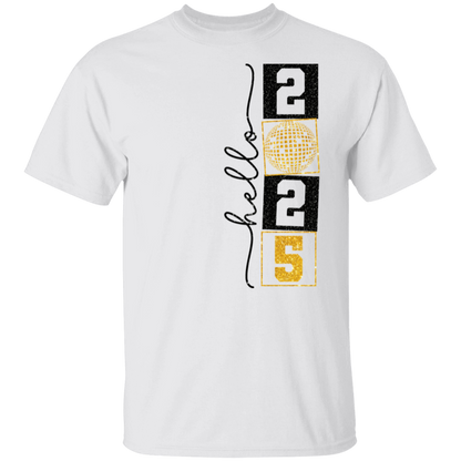 Hello 2025 (Black/Gold) Shirt