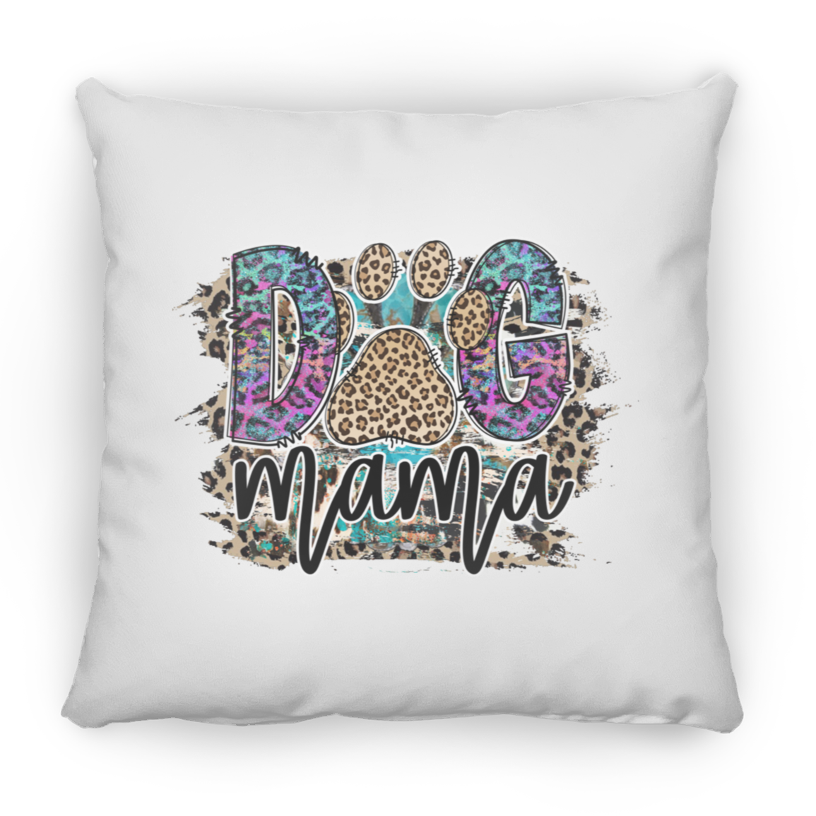 Dog Mama Square Pillow