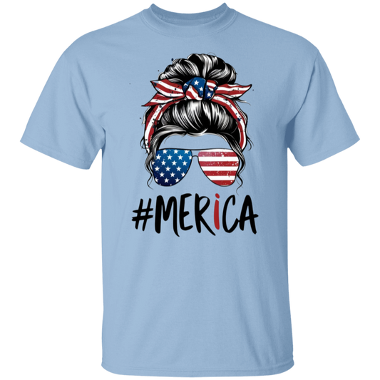 Messy Bun #Merica T-Shirt