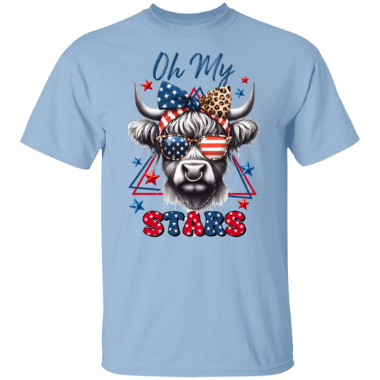 Highland Cow (2) 4th of July T-Shirt