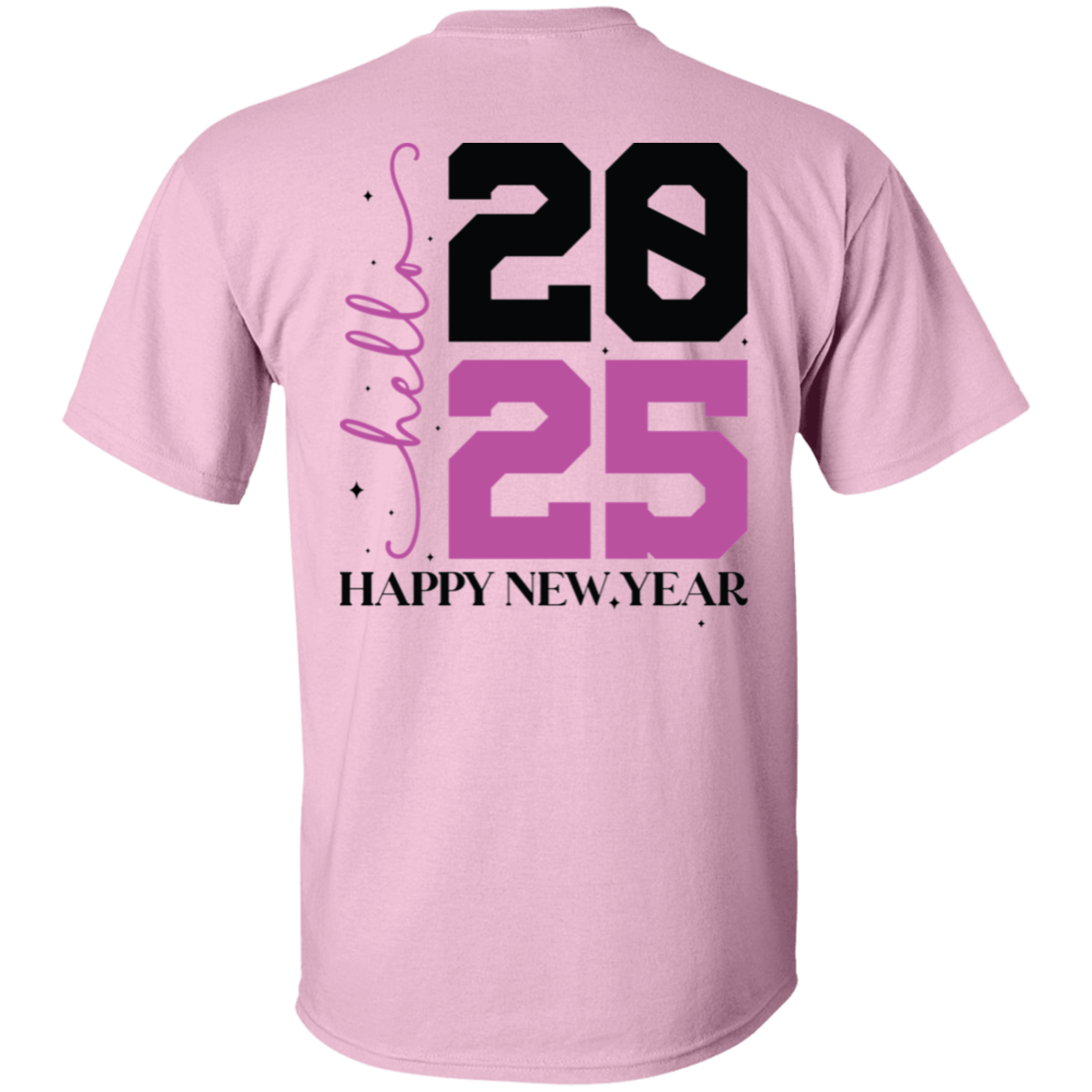 Hello 2025 (Black/Pink) Shirt