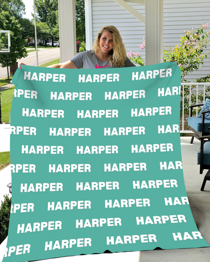 Personalized Name Blanket 2