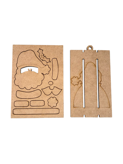 Pop Out Build Your Own Santa Pallet Ornament Kit