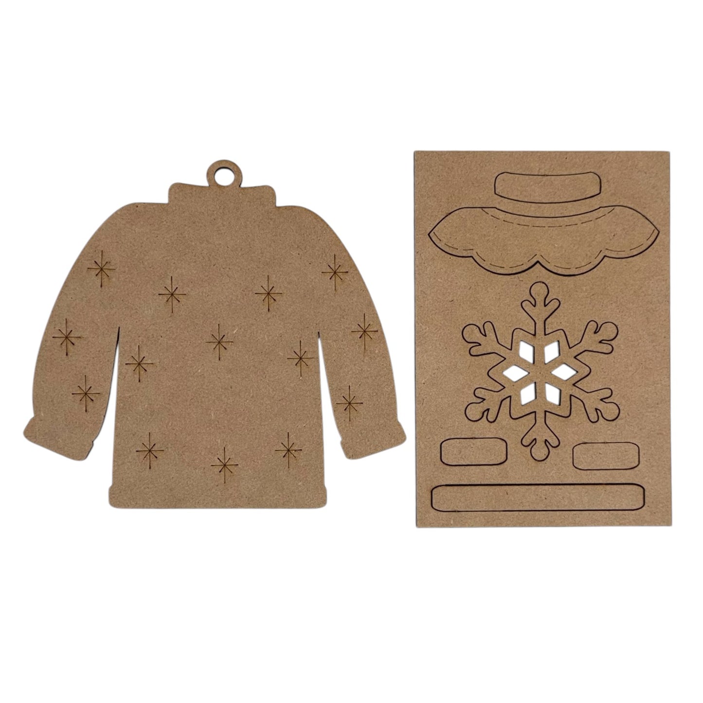 Pop Out Build Your Own Sweater Pallet Ornament Kit