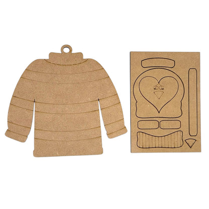 Pop Out Build Your Own Sweater Pallet Ornament Kit