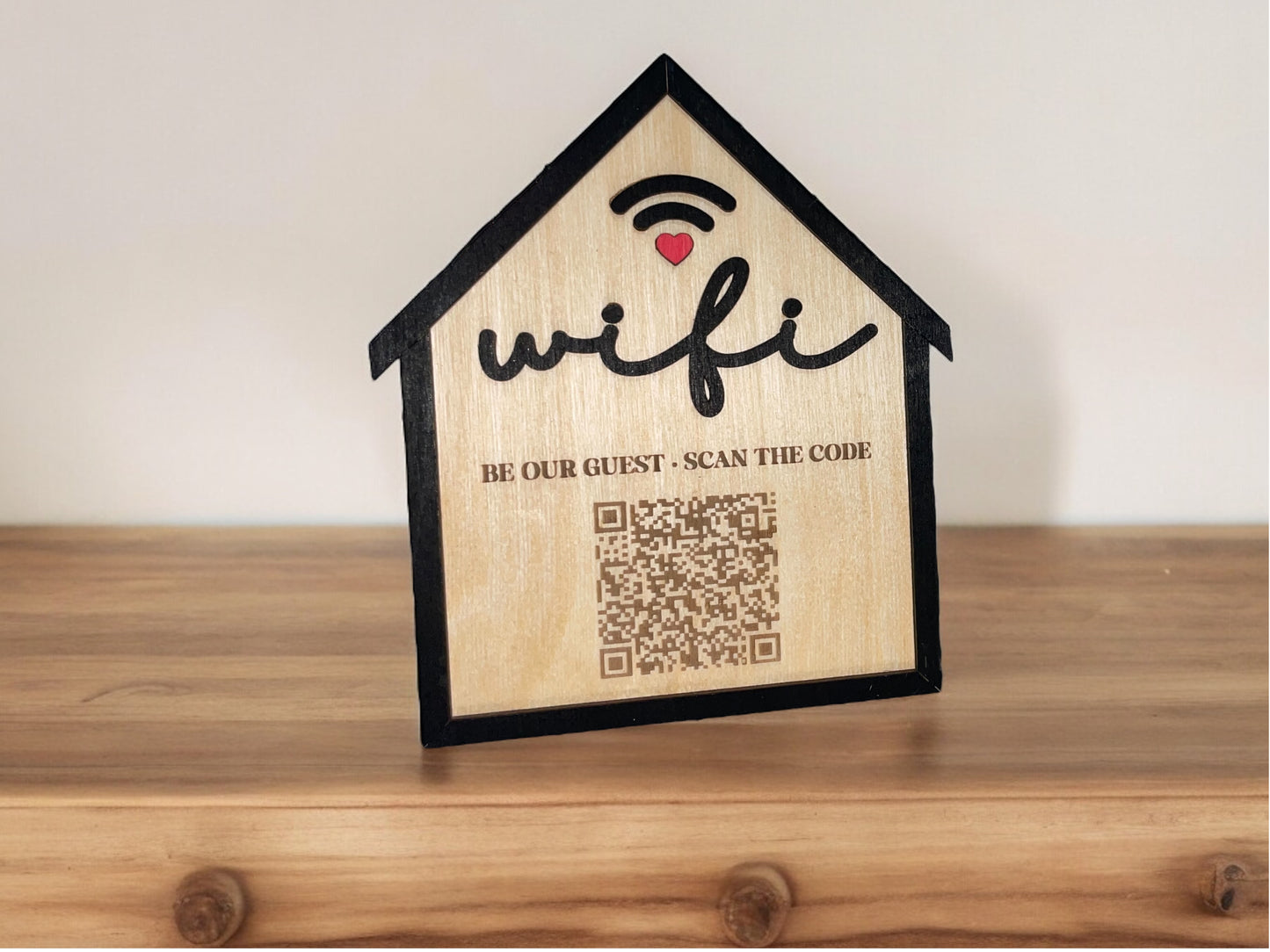 Wifi QR Code Display