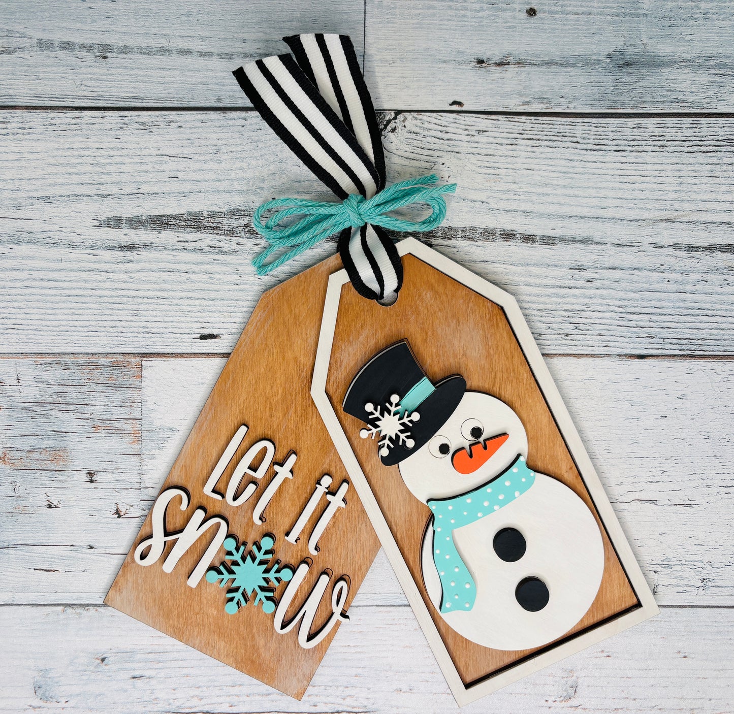 Snowman Tag Bundle DIY Craft Kit
