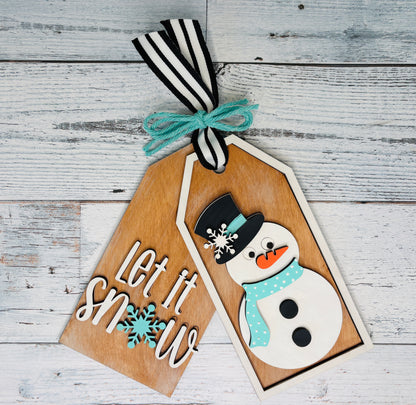 Snowman Tag Bundle DIY Craft Kit