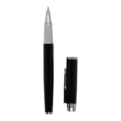 Luxury black stainless steel engraved pen by Jazzi’s Creations for corporate executive gifts and business branding