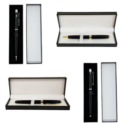 Luxury engraved executive pen in premium presentation box by Jazzi’s Creations for Northeast Florida business clients