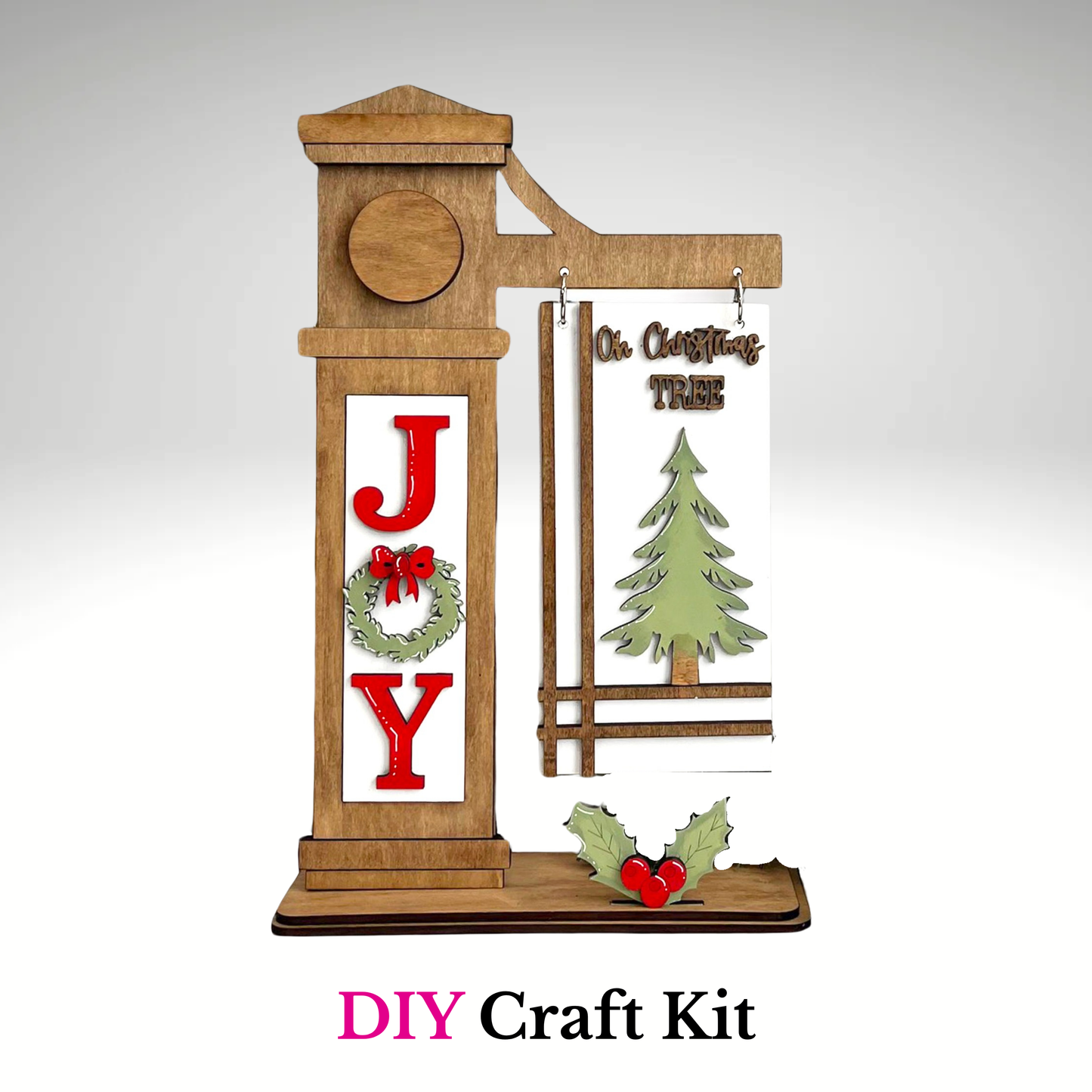 Whimsical Christmas Farmhouse – Interchangeable Arm Post Insert