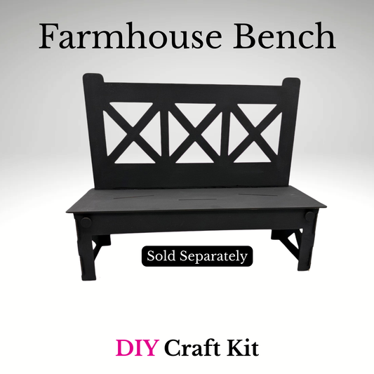 DIY Patriotic Bench Insert Craft Kit – America Tiered Tray Decor Set 🇺🇸⭐