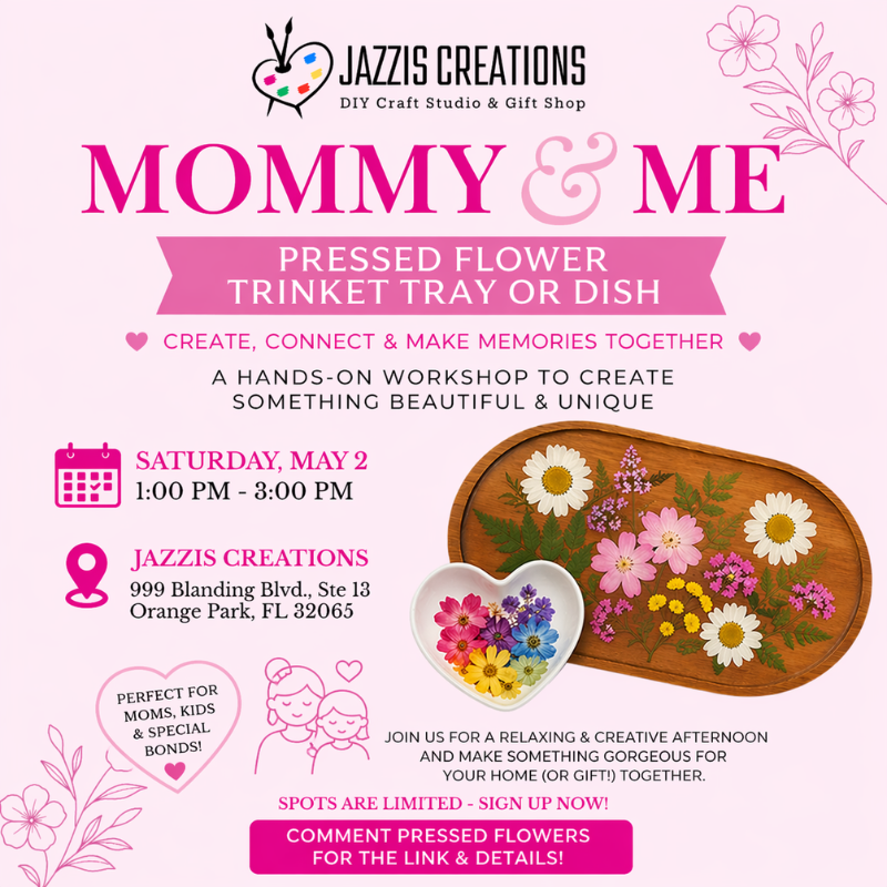 Mommy & Me Pressed Flower Workshop