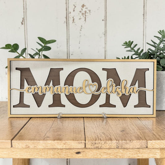 Personalized 3D Layered Name Sign