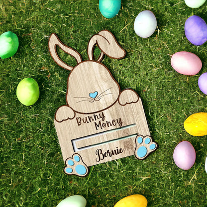 Personalized Easter Bunny Money Holder