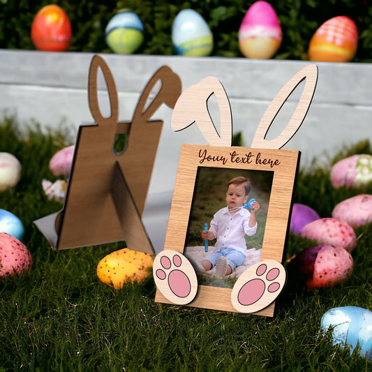 Personalized Easter Bunny Photo Frame